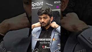 Gukesh Winning World Championship Final Moments  D Gukesh Winning Moves chess chessgame india [upl. by Burgess852]