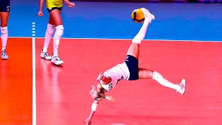 Acrobatic Foot Saves  Best Volleyball Actions for TWO Years  HD [upl. by Geminian17]