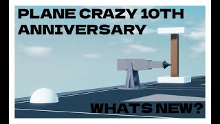 Roblox Plane Crazy  10th Anniversary  UPDATE SHOWCASE [upl. by Armington91]