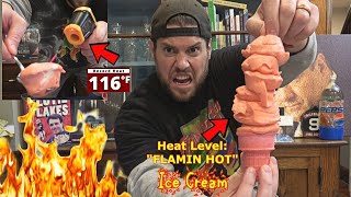 The Worlds HOTTEST quotHottestquot Ice Cream Cone Molecular Gastronomy  LA BEAST [upl. by Gabrielle]