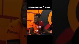 Batshuayi az kalsın Kadın Güvenliği Öpecekti 🤣 futbol galatasaray [upl. by Rexana]