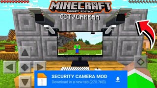 🔥Security Camera Mod For Minecraft Pe 120Best Security addon [upl. by Gnep]