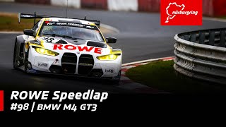 ROWE Speedlap  98  BMW M4 GT3 [upl. by Dorfman598]