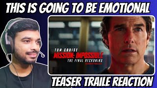 Mission Impossible – The Final Reckoning Teaser Trailer Reaction [upl. by Nimref944]