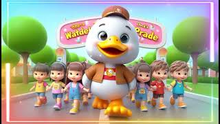 quotWaddles Ducks Waddle Parade A Lively March of Fun Song for Kids with Lyrics [upl. by Gazo]