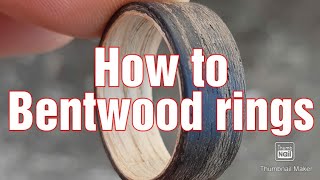 How to Bentwood rings wrapping the outside [upl. by Candide]