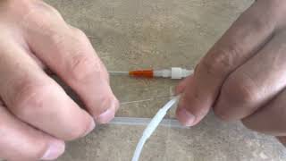 Upsizing a new or existing PIV to a 14g PIV using a micropuncture introducer kit [upl. by Aicia]