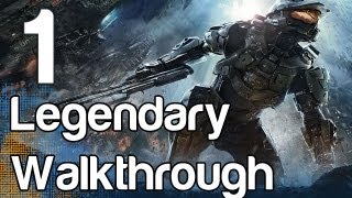 Halo 4  Legendary Walkthrough Part 1  Dawn 1080p  WikiGameGuides [upl. by Lleryd]