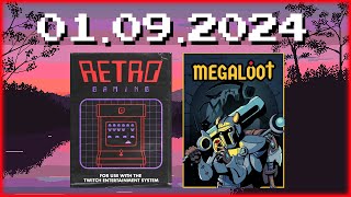 Stream VOD vom 01092024  12HStream  Retro Megaloot [upl. by Berkman]