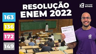 🔘Questão 163  Caderno Azul  Estatística  MATEMÁTICA ENEM 2022 [upl. by Eilarol]