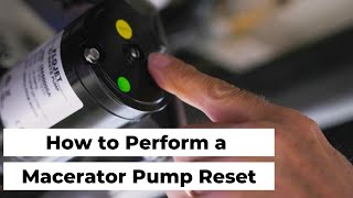 How to Perform a Macerator Pump Reset on Your Grech RV [upl. by Lindley]