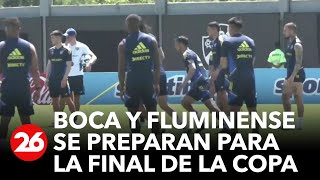 Brasil  Fluminense y Boca se preparan para la final [upl. by Bonnice141]