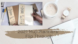 MUJI 2021 Planner Flip Through [upl. by Allenotna]