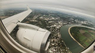 Flybe Stobart Air Embraer 190 landing at CologneBonn Airport CGNEDDK [upl. by Guthrie]