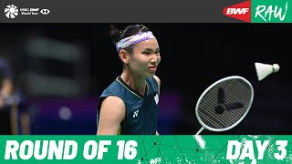 YONEX Taipei Open 2024  Day 3  Court 1  Round of 16 [upl. by Aihsatsan]