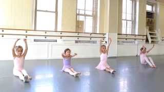 The Joffrey Ballet School NYC Pre Ballet 2 Class feature from The Childrens Program [upl. by Auqenahc]