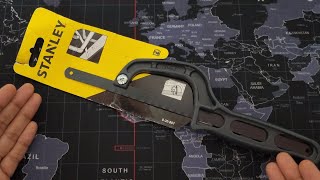 Stanley Mini Hacksaw with 10 in Blade  Review and Testing ⚡ Best Product for DIY Work [upl. by Neelrad]