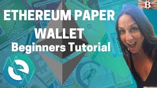 Ethereum Paper Wallet Tutorial How To Guide [upl. by Annoyi77]