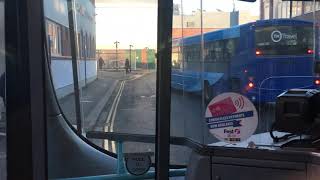 First Bus Sheffield 69248 From Ecclesall Rd To Eyre Street [upl. by Oicnerolf]