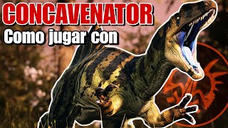 ¿Cómo jugar con Concavenator  Path of Titans  Concavenator Build [upl. by Aikmat283]