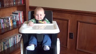 Joovy HiLo High Chair Review by Baby Gizmo [upl. by Bekaj]