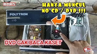 DVD player tidak bisa membaca cd memutar kaset dvd [upl. by Edecrem448]