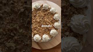 Recept na narozeninový ořechový dort v komentářích 🎂 dort cake recept recepty narozeniny [upl. by Denison]