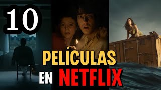 Top 10 Mejores Películas de NETFLIX 🔥 [upl. by Jillana]