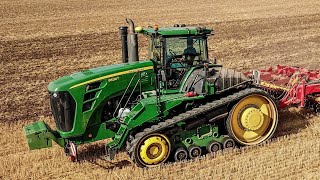 PURE AMERICAN POWER  John Deere 9530T  Vaderstad Carrier 1225XL  Agroservis Višňové [upl. by Lorn]