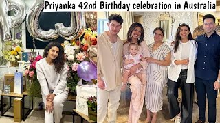 Priyanka Chopra 42nd Birthday celebrate with Nick Jonas in australia  Parineeti Chopra  mannara [upl. by Hahsia751]