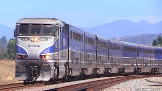 LONG AMTRAK TRAINS [upl. by Aynatahs926]