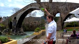 Vistas del Puente Romano de Cangas de Onís [upl. by Llenrac500]