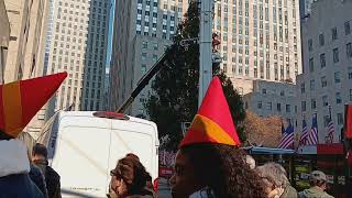 Rockefeller Tree Arrival 2024 [upl. by Melba]