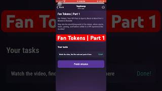 Fan Tokens  Part 1  Tapswap code  tapswap code Fan Tokens  Part 1 tapswap tapswapcode [upl. by Odnamra372]