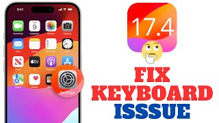 How To Fix Keyboard Issues After Installing iOS 174 [upl. by Aciretal588]