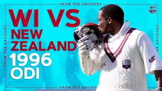 Brian Lara amp Phil Simmons Hit Centuries  West Indies v New Zealand  1996 ODI [upl. by Nilrac439]