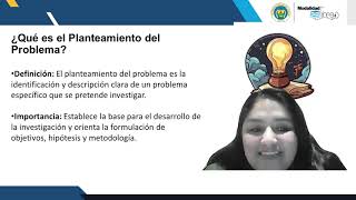 Clase Magistral  Planteamiento del Problema de Investigación [upl. by Marchak]