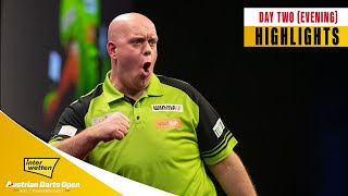 THE STREAK CONTINUES  Day Two Evening Highlights  2023 Interwetten Austrian Darts Open [upl. by Ammej]