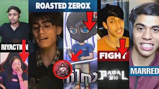 RATTLER fight PAGAL M10  M1NX roasted  Ayush bhai MARRIED  rg gamer RIYACT [upl. by Natsyrk]