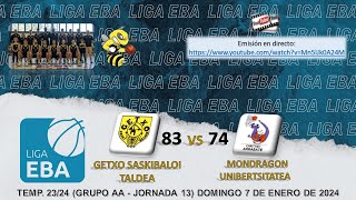 GETXO SASKIBALOI TALDEA 🆚 MONDRAGON UNIBERTSITATEA [upl. by Atoel]