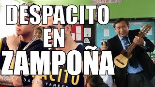 Luis Fonsi  Despacito ft Daddy Yankee Versión Zampoña con notas Kramer Music Perú [upl. by Naveb276]