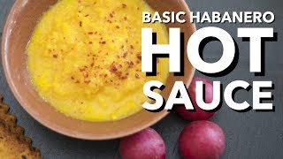 Basic Habanero Hot Sauce [upl. by Joline]