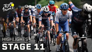 Tour de France 2023 Stage 11  EXTENDED HIGHLIGHTS  7122023  Cycling on NBC Sports [upl. by Yssep]