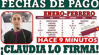 ♨️CALENDARIO DE PAGOS DE 7 MIL PESOS HOY 🎁FECHAS PAGO Enero 2025 PENSIÓN BIENESTAR💣 Monto a Recibir [upl. by Hares]