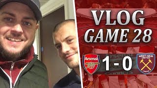 ARSENAL 1 v 0 WEST HAM  WERE INTO THE SEMI FINALS  MATCHDAY VLOG [upl. by Sandry894]