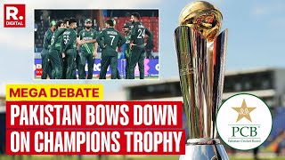 Pakistan Bows Down On Champions Trophy Hybrid Model Only Option  Arnabs Debate [upl. by Aicala292]