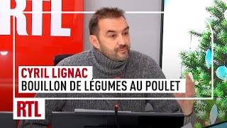 Cyril Lignac  le bouillon de légumes au poulet [upl. by Ihab]