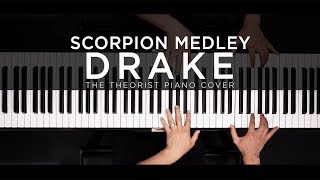 Drake Scorpion Medley  The Theorist Piano Cover [upl. by Heilman]