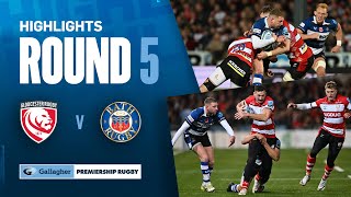 Gloucester v Bath  HIGHLIGHTS  Incredible SecondHalf Comeback  Gallagher Premiership 202324 [upl. by Hesper]