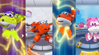 【Super Wings Jett Run】jett yellow Donnie oranyejett and Dizzy Gameplay superwings androidgames [upl. by Cassil]